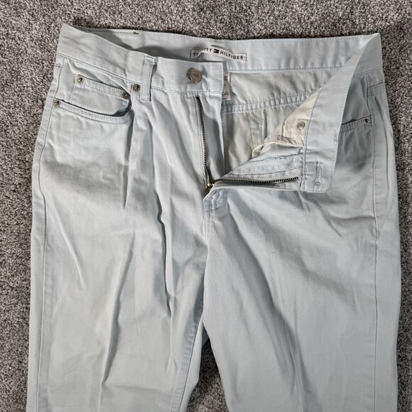 Vintage Tommy Hilfiger Jeans Denim Womens 10 Light Blue Straight Leg 00s 170364 - Picture 6 of 14